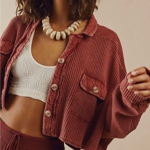 Free People Cropped Scout Jacket